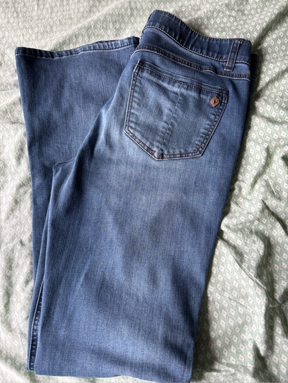 Democracy Ab Solution Women’s Jeans Sz 10 Light Wash Straight Bootcut